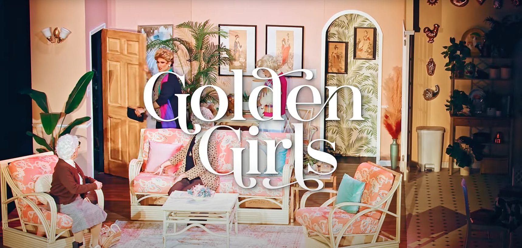 Golden Girls Living Room with Logo