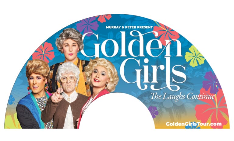 Golden Girls Cast Clack Hand Fan