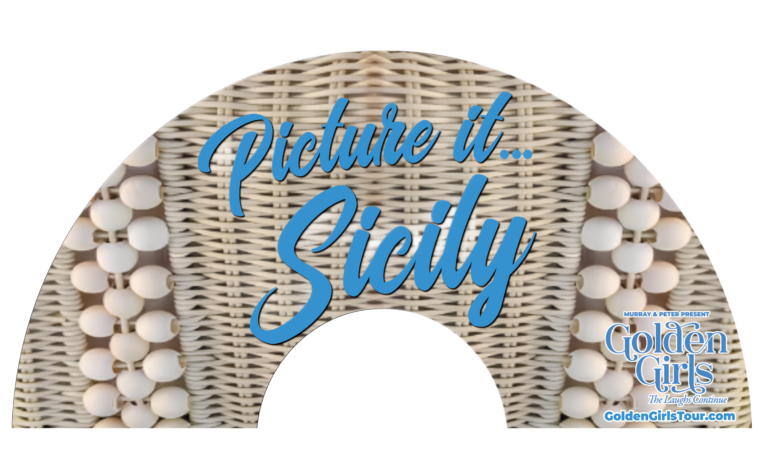 Golden Girls Sicily Clack Hand Fan