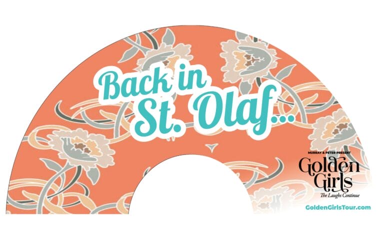 Golden Girls St Olaf Clack Hand Fan