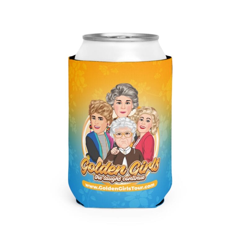 Golden Girls Cartoon can koozie